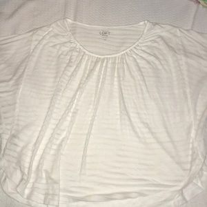 Loft White Tunic Top